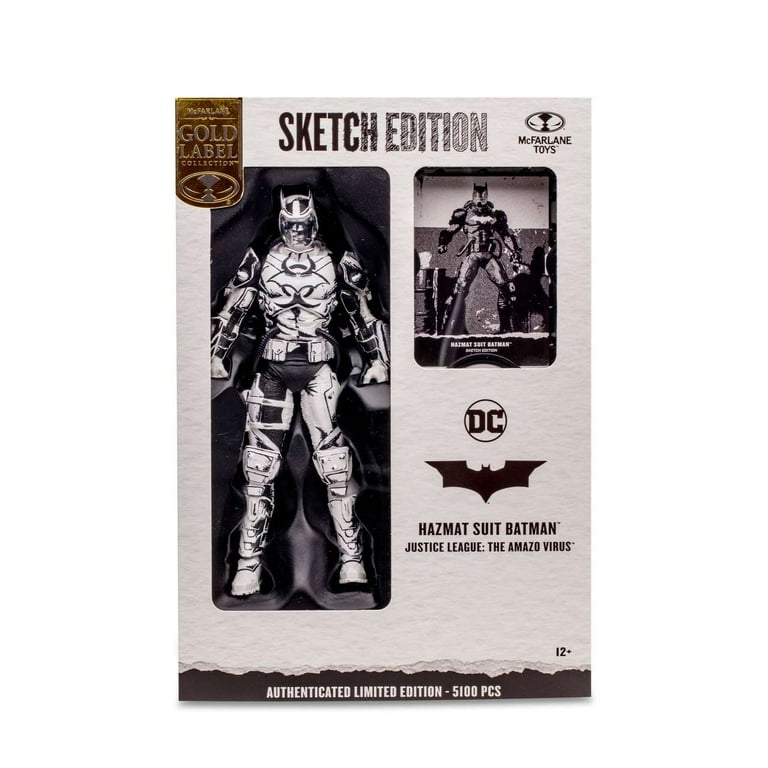 Hazmat Suit バットマン Sketch Editionマクファーレン Hazmat Suit Batman (DC Multiverse) Sketch Edition Gold Label