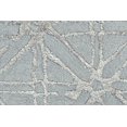 thumbnail image 4 of HomeRoots 511597 10 ft. Blue Silver & Gray Wool Abstract Hand Tufted Handmade Round Area Rug, 4 of 4