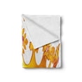 thumbnail image 2 of Queen Soft Flannel Fleece Throw Blanket, Crown with Pale Pink Gemstone Antique Tiara Nobility Cartoon, Cozy Plush for Indoor and Outdoor Use, 70" x 90", Orange and Rose, by Ambesonne, 2 of 6