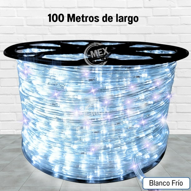 Manguera navideña Blanco frio 100 metros DOSYU DY-ICE100M-MT