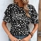 thumbnail image 2 of Camiseta de Cuello Redondo de Impresión de Verano de Manga Corta para las Mujeres, Top Casual para el Hogar Y el Uso Diario, 2 of 5