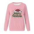 thumbnail image 3 of Christmas Women's Sweatshirts Casual Xmas Graphic Tops Crewneck Sweatshirt Trendy Long Sleeve Holiday Christmas Printed Blouses Pullover, 3 of 4