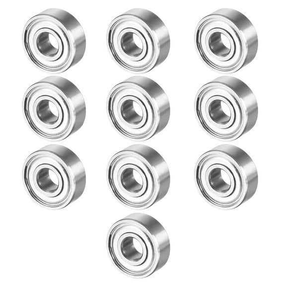Unique Bargains 10pcs MR83ZZ 3mmx8mmx3mm Double Shielded Miniature Deep Groove Ball Bearing