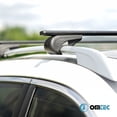 thumbnail image 3 of Cross Rail Roof Rack Fits Isuzu Trooper 1991-2002 Black | Adjustable Aluminum Heavy Duty 300 LBS Anti-Theft Lock Cargo Carrier Rooftop Crossbar Accessories for Bike, Basket, Snowboard, Luggage, 3 of 8