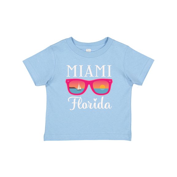 Inktastic Miami Florida Vacation Beach Trip Girls Baby T-Shirt