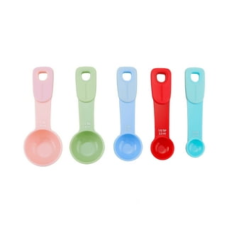 Farberware Color Set of 5 Measuring Spoons and 4 Cups MultiColor Durable  Plastic - Measuring Cups & Spoons - New York, New York, Facebook  Marketplace