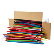 Chenille Stems 4mm, Assorted Colors, 12" Length, Pack of 1000