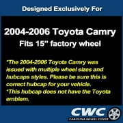 CWC Hubcap for Toyota Camry 2004-2006, Premium Replica, 15-inch Wheel Cover (1 Piece)