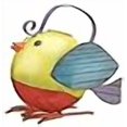 thumbnail image 3 of Regal Art & Gift Folk Bird Watering Can, Yellow, 3 of 3