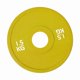 thumbnail image 5 of Disco de peso fraccional, disco de cambio pequeño, discos de barra fáciles de almacenar, entrenamiento Amarillo 15 kg, 5 of 9