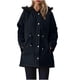 thumbnail image 3 of Puntoco Chaqueta De Mujer Con Doble Bolsillo, Cremallera, Cordón, Botones, Felpa, Manga Larga, Capucha, Algodón, Parka, Prendas De Vestir Exteriores, 3 of 8
