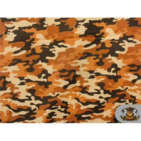 100% Cotton Quilt Prints Fabrics Camouflage 04 Desert Brown/ 45