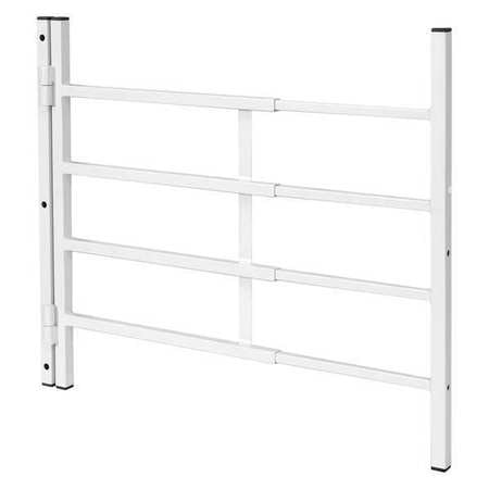 Segal S 4776 Operable Window Guard, 22 In. - 38 In. X 21 In, Steel, White, 4-Bar, Egress Compliant