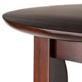 thumbnail image 3 of Fiona Round High Pub Table, Walnut finish, 3 of 7