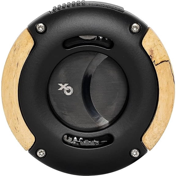 Xikar XO Double Guillotine Cutter, Dual Stainless Steel Blades, Tamarind