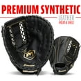 thumbnail image 4 of Franklin Sports Field Master First Baseman's Mitt - Adult + Youth Glove - 12.5" Righty, 4 of 7