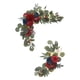 thumbnail image 5 of Juego de 2 arcos de flores para bodas, arreglos florales artificiales, centro de mesa bohemio Rojo, 5 of 9