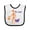 White and Black, variant on Inktastic Oh, Snap Skeleton Boys or Girls Baby Bib