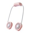 thumbnail image 1 of Inteprter Ventilador para colgar en el cuello Control táctil manos libres portátil Dispositivo eléctrico de bajo ruido para exteriores en el hogar Electrodomésticos Rosado Inteprter HA062659-01B, 1 of 1