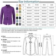thumbnail image 2 of Men's Loose Cotton Linen Solid Color Lapel Long Sleeve Casual Cotton Linen Shirt Top3XL, 2 of 3