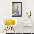 thumbnail image 3 of IDEA4WALL Framed Canvas Wall Art for Living Room, Bedroom Blue and White Porcelain Canvas Prints for Modern Home Decoration Ready to Hang, 3 of 4