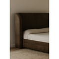 thumbnail image 5 of King Bed Modern Design, Wooden Platform Bed with Storage, Upholstered Canopy Bed Frame for Bedroom, 5 of 6