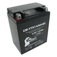 thumbnail image 3 of 2-Pack UB-YTX14AH-BS Battery Replacement for 2009 Yamaha YFM35FG Grizzly 350 CC ATV - Factory Activated, Maintenance Free, Motorcycle Battery - 12V 12AH, UpStart Battery Brand, 3 of 5