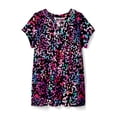 thumbnail image 2 of Swim 365 Women's Plus Size Longer-Length Notch-Neck Short-Sleeve Swim Tunic, 2 of 5