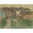 thumbnail image 2 of Edgar Degas 24x19 Gold Ornate Framed and Double Matted Museum Art Print Titled - Rue Quesnoy, Saint-Valery-Sur-Somme (circa 1895-98), 2 of 4