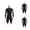 Black, variant on Men Full Body Dive Suits - 1.5mm Long Sleeve Sun Protection, Thermal Shorty Wetsuits for Snorkeling Surfing Swimming