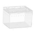 thumbnail image 2 of Caja de alimentación para reptiles, jaula de hábitat para animales, terrario transparente para reptiles, jaula para camaleones, cangrejos ermitaños, 7 cm x 8 cm x 10 cm, 2 of 8