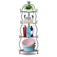 4 Tier Foldable Corner Shelf Plant Stand Bathroom Storage Rack Home ...