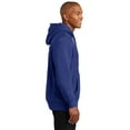 thumbnail image 3 of SPORT-TEK Men's Super Heavyweight Pullover Hooded Sweatshirt 4XL Royal, 3 of 6