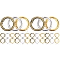 thumbnail image 3 of Masteelf 30 Pcs Round Keychain Clip Rings Colored Round Rings Metal Keychain Rings Spring Rings, 3 of 8