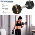 thumbnail image 4 of Par de Mancuernas Hexagonal Bleulander 25 Lbs CBHH-0111, 4 of 4
