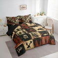thumbnail image 3 of Homewish Woodland Animal Bear 7-Piece Bedding Comforter Set,Rustic Farmhouse Cabin King Bedding Sets,Outdoor Adventure Camper Bed Sheets For Kids,Microfiber Bedroom Decor Reversible, 3 of 8