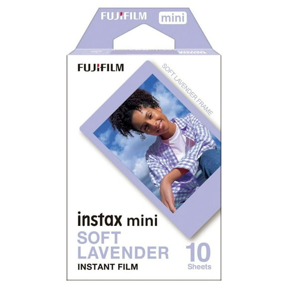Película instantánea Fujifilm Instax Mini Soft Lavender, 10 hojas