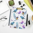 thumbnail image 7 of FMSHPON Bird Clipboard Hardboard Wood Nursing Clip Board and Pull for Standard A4 Letter 13x9 inches, 7 of 7