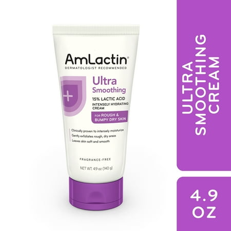 AmLactin Alpha-Hydroxy Therapy Ultra Smoothing Intensely Hydrating Cream, 4.9 Oz