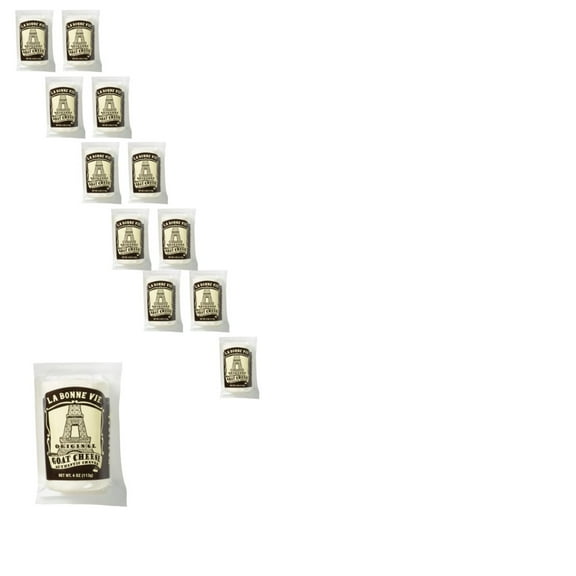 La Bonne Vie Original Goat Cheese Log, 4OZ, 12 Pack