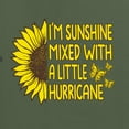 thumbnail image 5 of Wild Bobby, I'm Sunshine Mixed With A Little Hurricane , Inspirational/Christian, Men Graphic Tee, Military Green, Large, 5 of 5