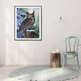 thumbnail image 3 of Kit de pintura de diamante 5D búho/gato taladro redondo completo DIY cuadro de mosaico decoración del hogar FLhrweasw Nuevo, 3 of 9