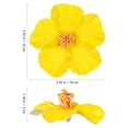 thumbnail image 2 of YSNOOWE 10Ud Flores Artificiales Amarillo Tropical Para Casa Y Fiesta, 2 of 6