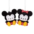 thumbnail image 1 of Adornos navideños Hallmark Better Together Disney Mickey y Minnie, juego de 2, 1 of 6