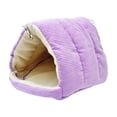 thumbnail image 2 of Parrot Winter Nest, Medium Bird Hammock, Plush Fleece Hanging Bird Bed, Hand Woven Cage Nest for Indoor Parrots During Cold Weather, 2 of 6