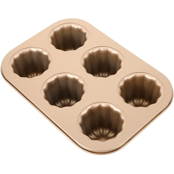 Canele Moulds Copper Cake Mold for Baking Three-dimensional