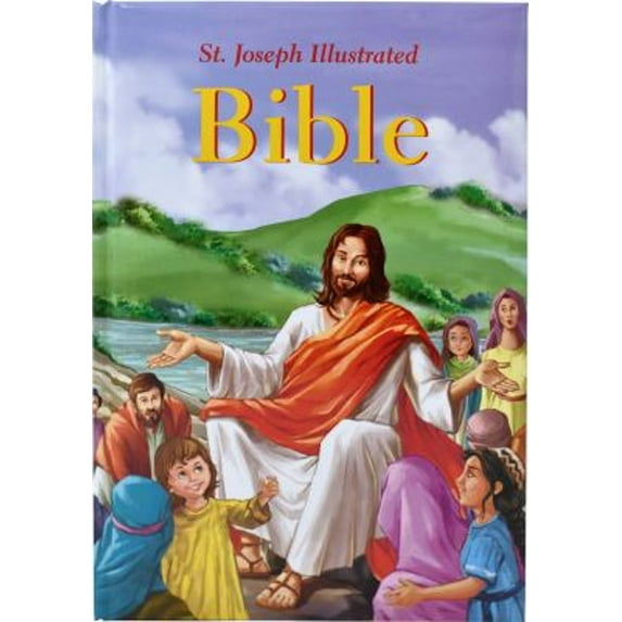 Pre-Owned St. Joseph Illustrated Bible : Classic Bible Stories for Children (Hardcover) 9780899426754