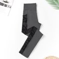 thumbnail image 5 of Fewfanhot Women's High-Waisted Yoga Leggings with Mesh Panel, Stretchy Breathable Full Length Workout Pants, Stylish Athletic Bottoms for Yoga, Gym & Fashion, 5 of 9