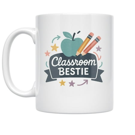 Vintage School Palette Design - Teacher - 11 oz Ceramic Coffee Mug