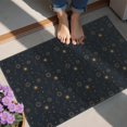 thumbnail image 4 of Dark Blue Sun Moon Pattern Door Rugs,Washable Non Slip Door Mats Indoor,Decorative Door Mats,Entry Mat Indoor for Entrance,Bedroom,Kitchen,Bathroom,20"x32", 4 of 6